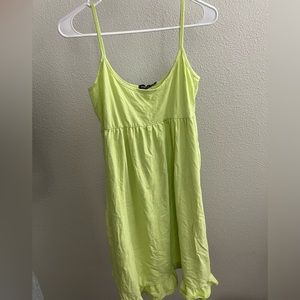 Neon mini dress